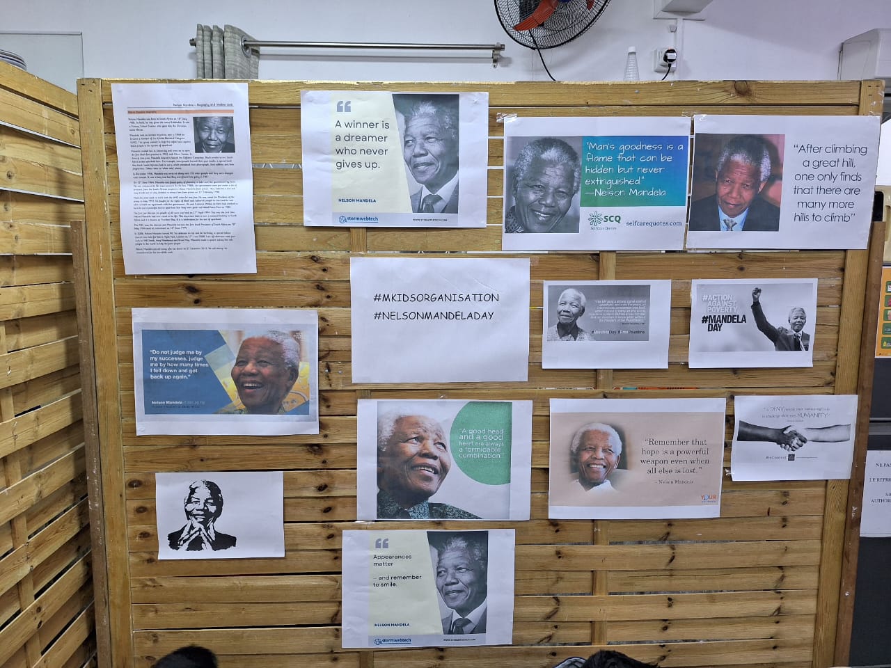 Commemorating Nelson Mandela Day At M-Kids